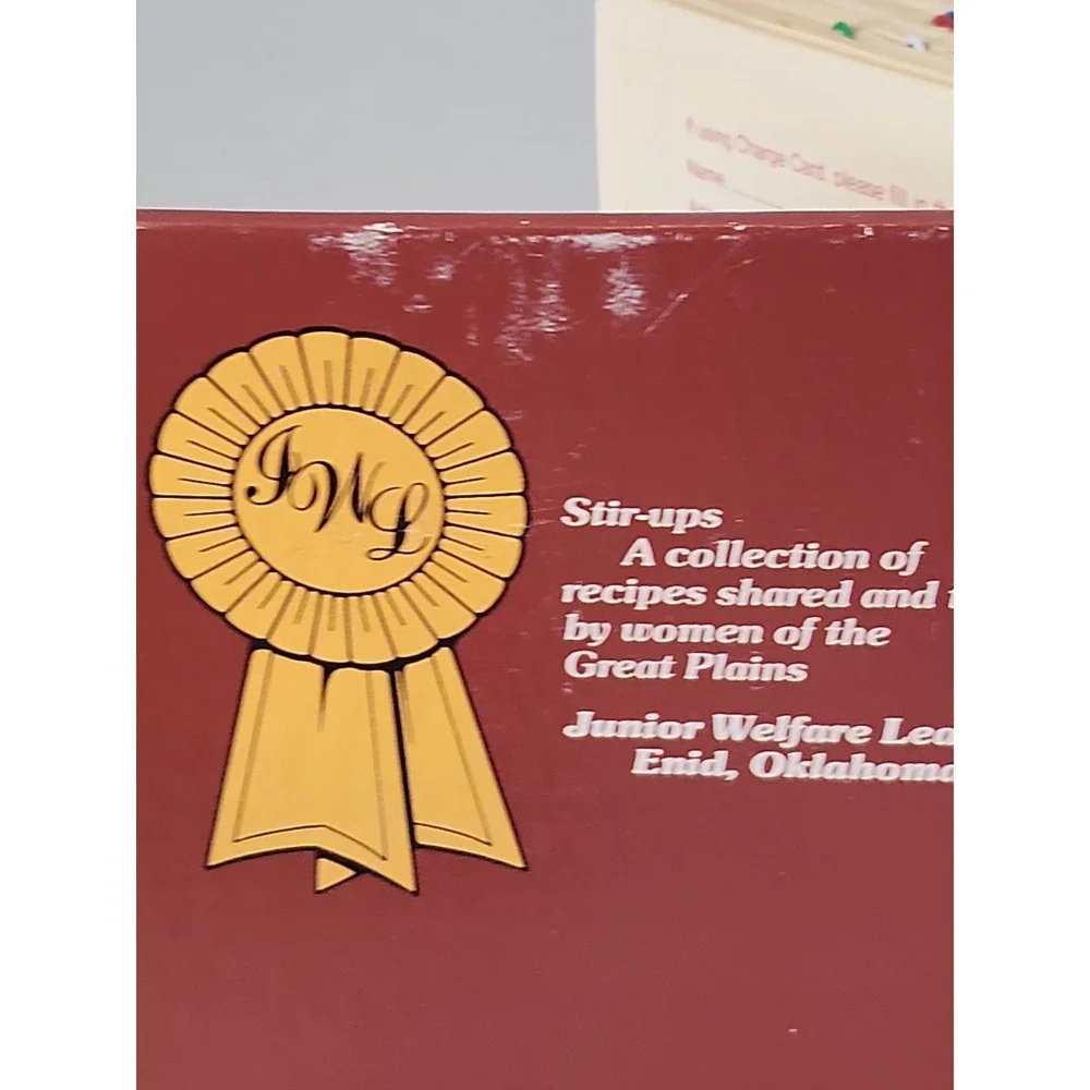 1987 Stir Ups Cookbook Junior Welfare League Enid Oklahoma Spiral Bound